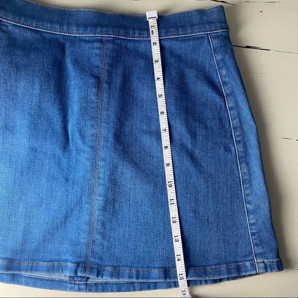 Express Jean mini  skirt size 4 - Picture 5 of 7
